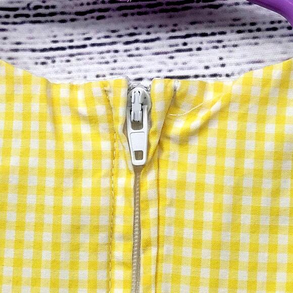 Sophie Rose Yellow and White Checkered Summer Dress18mo - Picture 7 of 8